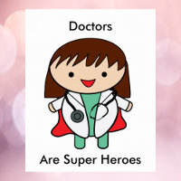 Doctor Woman Super Hero Funny