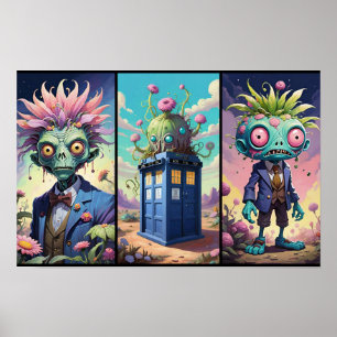 Doctor Zombie Who Poster
