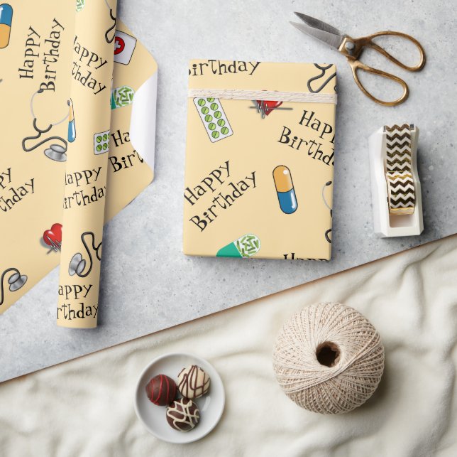  Doctor's birthday   Geschenkpapier (Basteln)
