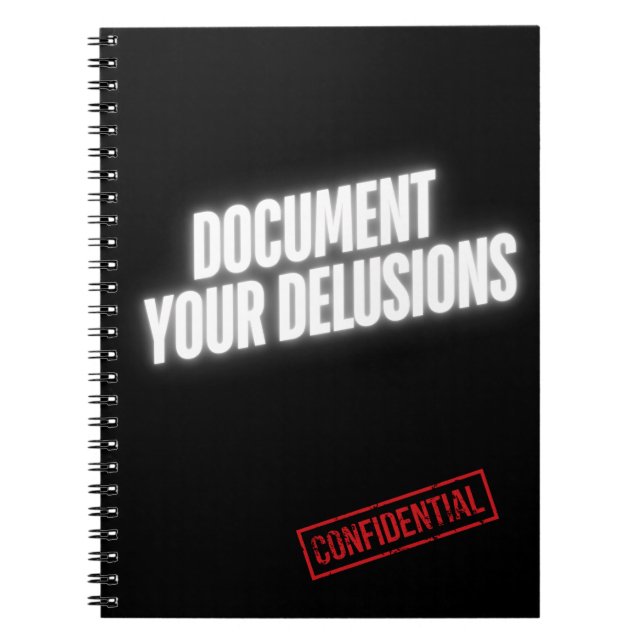 Document Your Delusions – Inner Archive Notizblock (Vorderseite)