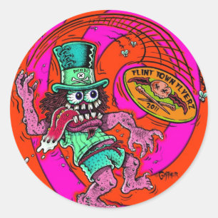 DOD - Disk Golf Runder Aufkleber