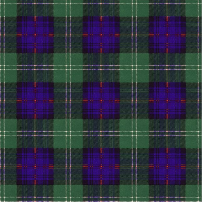 Dodd Clan karierter schottischer Kilt Tartan Fotoskulptur Schlüsselanhänger (Vorne)