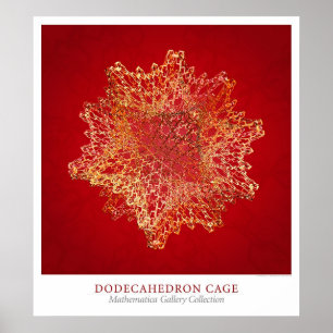 Dodecahedron Käfig Poster