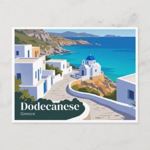 Dodecanese Rhodos Griechenland Postkarte