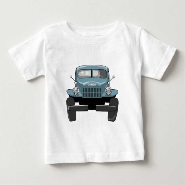 Dodge 1946 Powerwagon Baby T-shirt (Vorderseite)