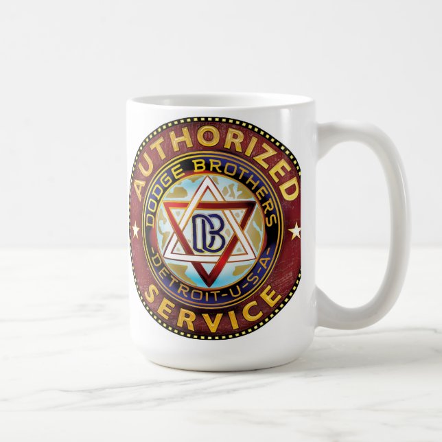 Dodge Brüder unterschreiben Tasse (Rechts)