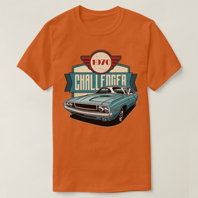 Dodge Challenger 1970 T-Shirt (Design vorne)