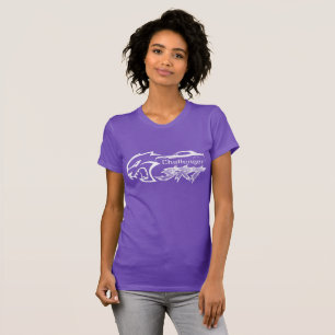 Dodge Challenger Auto Kurzarm-Crew-Neck Schwarz T-Shirt