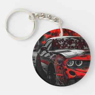 Dodge Challenger Car,Schlüsselanhänger aus Acryl Schlüsselanhänger