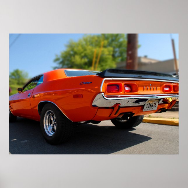 Dodge Challenger Druck Poster (Vorne)