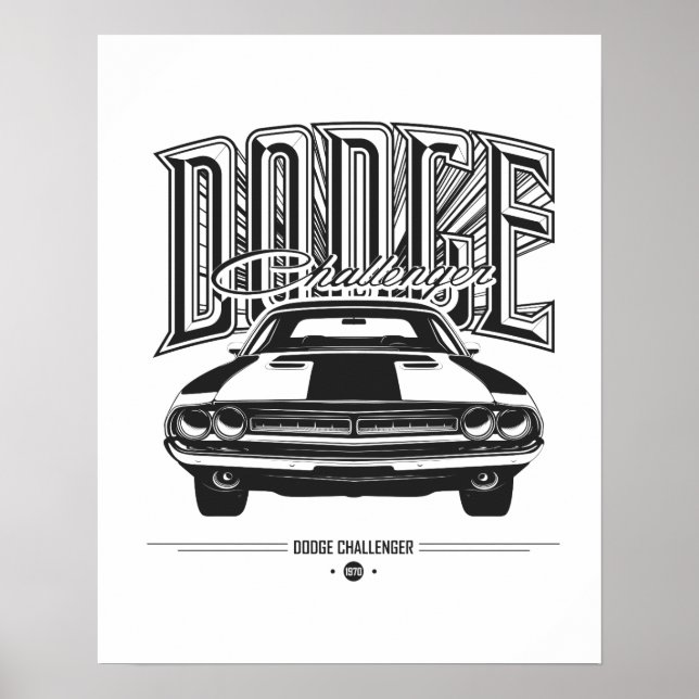 Dodge Challenger | Poster (Vorne)