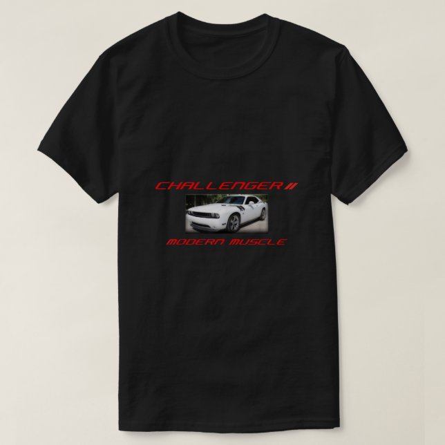 Dodge Challenger RT Kunststil T-Shirt (Design vorne)