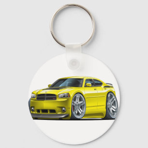 Dodge Charger Daytona Gelbe Wagen Schlüsselanhänger