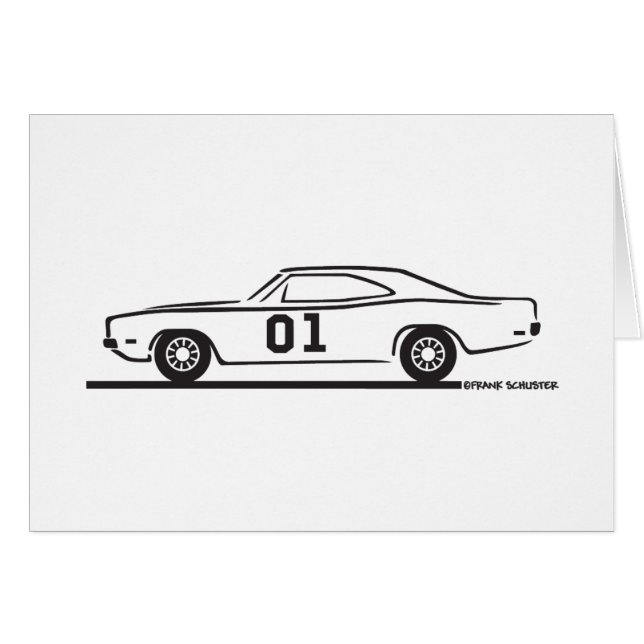 Dodge Charger General Lee 1969 (Vorderseite (Horizontal))