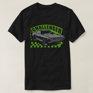 Dodge Charger Racing Muscle Car T-Shirt Green
