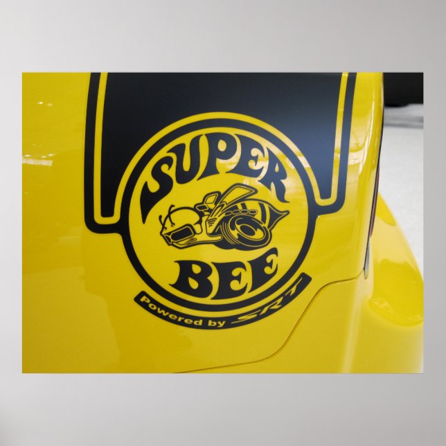 Dodge Charger SRT Super Bee Emblem Poster (Vorne)
