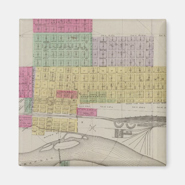 Dodge City, Ford Landkreis, Kansas Magnet (Vorne)