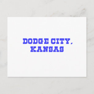 Dodge City, Kansas Postkarte
