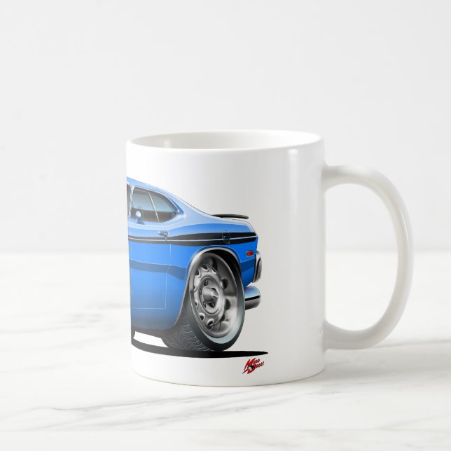 Dodge-Dämon-Blau-Auto Tasse (Rechts)