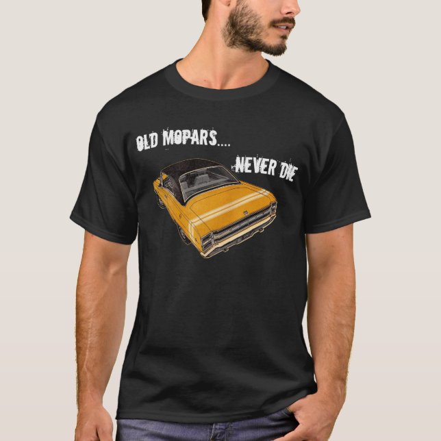 Dodge Dart - Alte Mopars nie Die T-Shirt (Vorderseite)