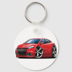 Dodge Dart Red-Black Grill Car Schlüsselanhänger