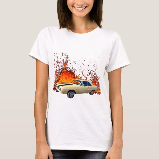 Dodge Dart Swinger 1972 T-Shirt (Vorderseite)