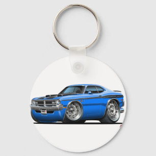 Dodge Demon Blue Car Schlüsselanhänger