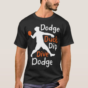 Dodge Duck Dip Dodge Aquarellfarbendruckhund ani T-Shirt