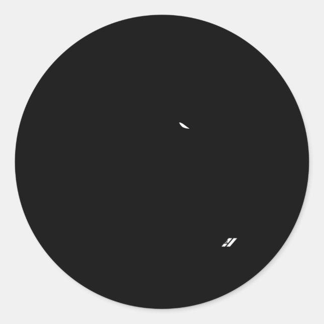 Dodge Hellcat Hell auf Rädern Runder Aufkleber (Vorderseite)