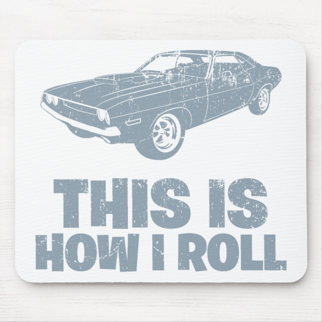 Dodge-Herausforderer 1970 Mousepad (Vorne)