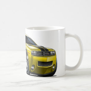 Dodge-Herausforderer-Gelb-Auto Kaffeetasse