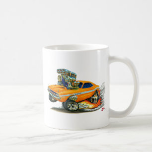 Dodge-Herausforderer-Orangen-Auto 1970-72 Tasse