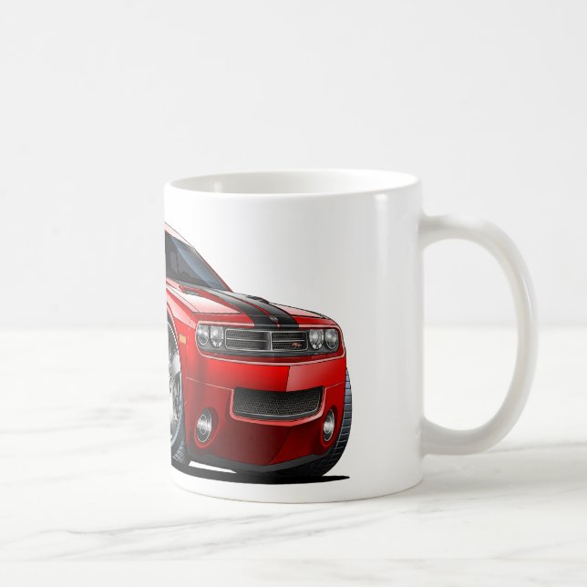 Dodge-Herausforderer-Rot-Auto Kaffeetasse (Rechts)