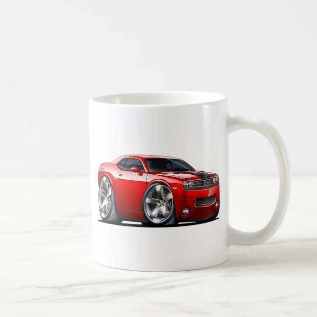 Dodge-Herausforderer-Rot-Auto Tasse (Rechts)