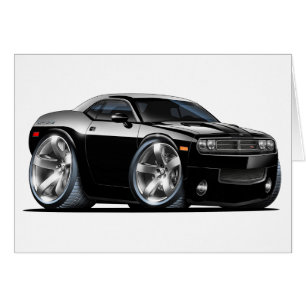 Dodge-Herausforderer-Schwarz-Auto