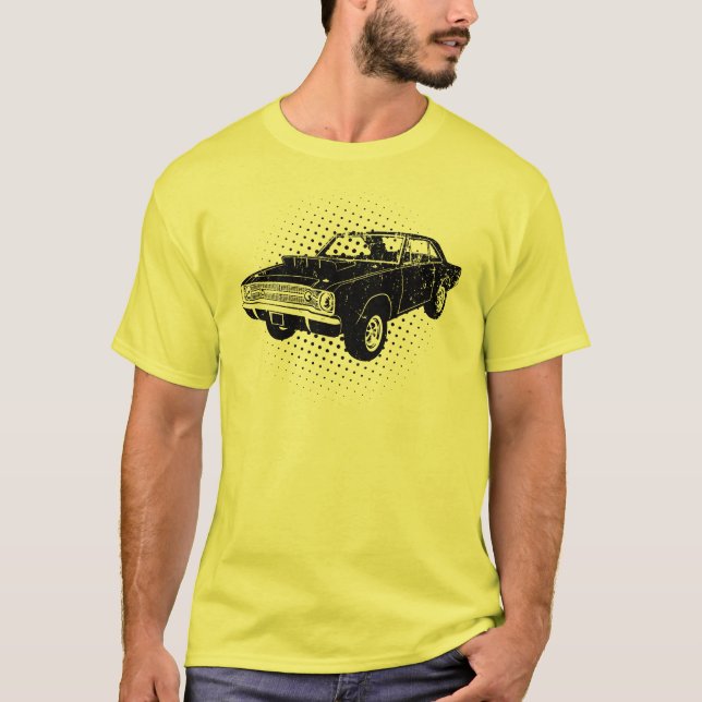 Dodge Hurst Hemi Pfeil 1968 T-Shirt (Vorderseite)