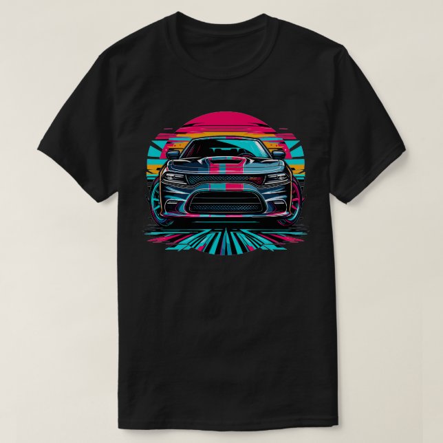 Dodge-Ladegerät 10 T-Shirt (Design vorne)