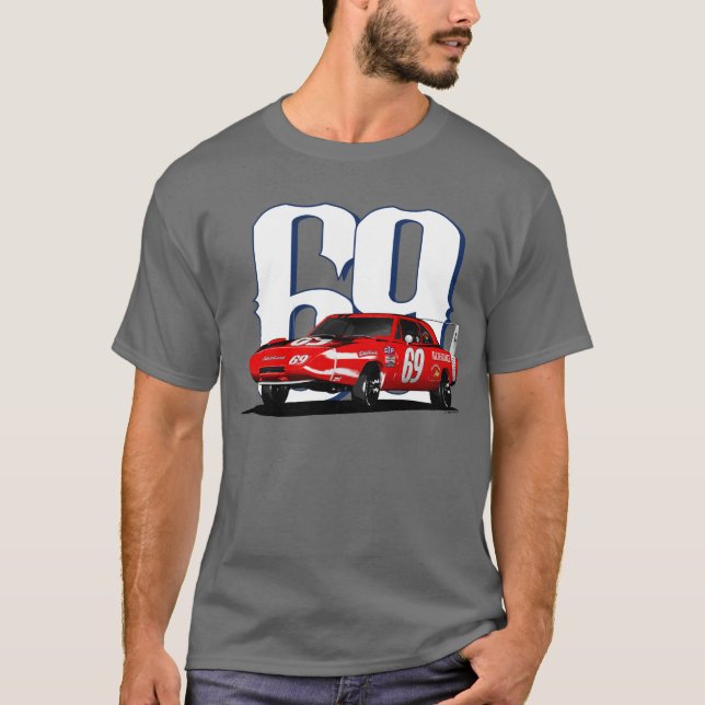 Dodge-Ladegerät 1969 Daytona T-Shirt (Vorderseite)