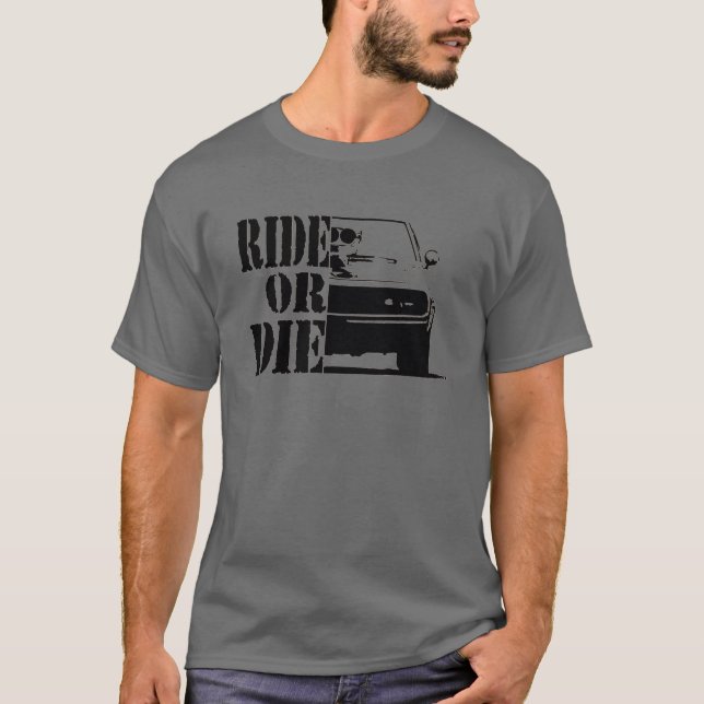 Dodge-Ladegerät 1970 - fahren oder Die T-Shirt (Vorderseite)