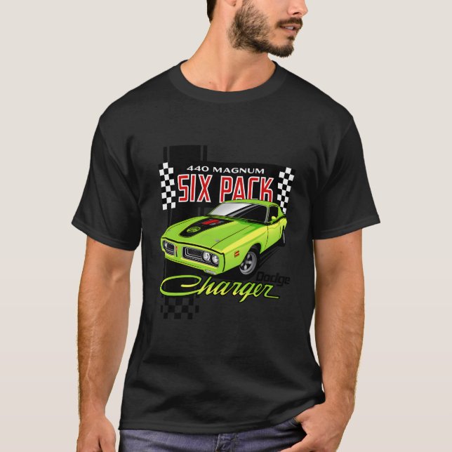 Dodge Ladegerät 440 Magnum Six Pack T-Shirt (Vorderseite)