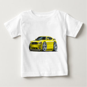 Dodge-Ladegerät Daytona gelbes Auto Baby T-shirt