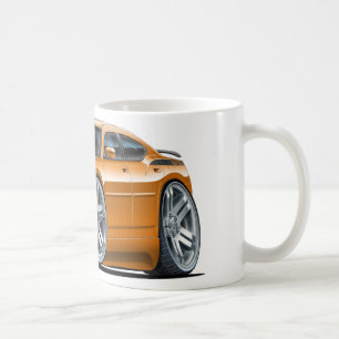 Dodge-Ladegerät Daytona Orangen-Auto Tasse