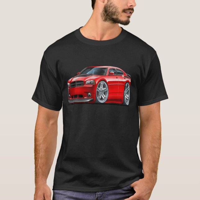 Dodge-Ladegerät Daytona Rot-Auto T-Shirt (Vorderseite)
