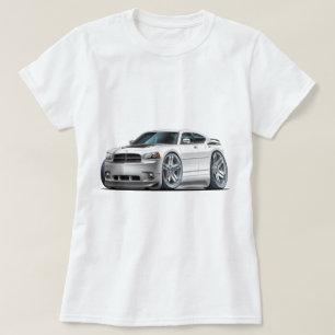 Dodge-Ladegerät Daytona Weiß-Auto T-Shirt