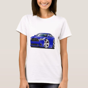 Dodge-Ladegerät Funktelegrafie-Blau-Auto T-Shirt