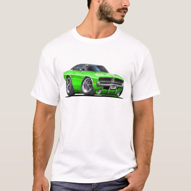 Dodge-Ladegerät-Limones Auto T-Shirt (Vorderseite)