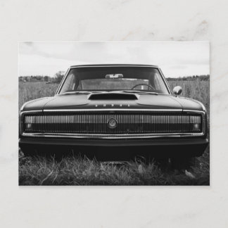 Dodge-Ladegerät-Muskel-Auto 1966 Postkarte