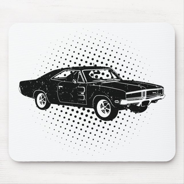 Dodge-Ladegerät R/T Se 1969 Mousepad (Vorne)