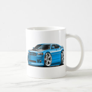 Dodge-Ladegerät-Superbienen-Blau-Auto Kaffeetasse