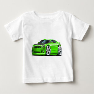Dodge-Ladegerät-Superbienen-Grün-Auto Baby T-shirt